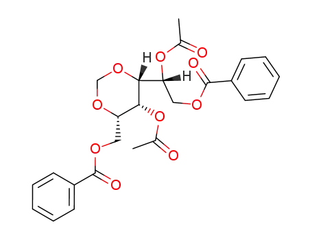 <i>O</i><sup>3</sup>,<i>O</i><sup>5</sup>-diacetyl-<i>O</i><sup>1</sup>,<i>O</i><sup>6</sup>-dibenzoyl-<i>O</i><sup>2</sup>,<i>O</i><sup>4</sup>-methanediyl-D-glucitol
