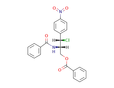 (1<i>S</i>,2<i>S</i>)-2-benzoylamino-3-benzoyloxy-1-chloro-1-(4-nitro-phenyl)-propane