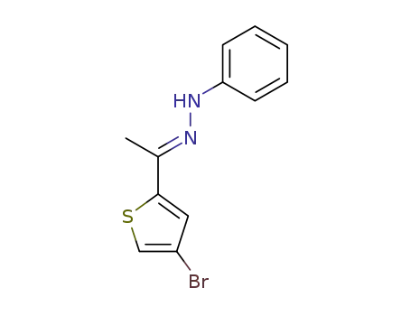 1-(4-bromo-[2]thienyl)-ethanone-phenylhydrazone