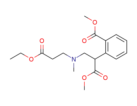 2-{2-[(2-ethoxycarbonyl-ethyl)-methyl-amino]-1-methoxycarbonyl-ethyl}-benzoic acid methyl ester