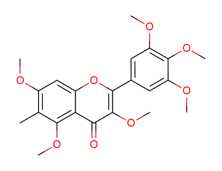 3,5,7-trimethoxy-6-methyl-2-(3,4,5-trimethoxy-phenyl)-chromen-4-one