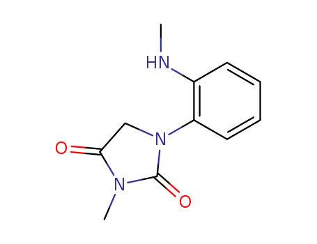 3-methyl-1-(2-methylamino-phenyl)-imidazolidine-2,4-dione