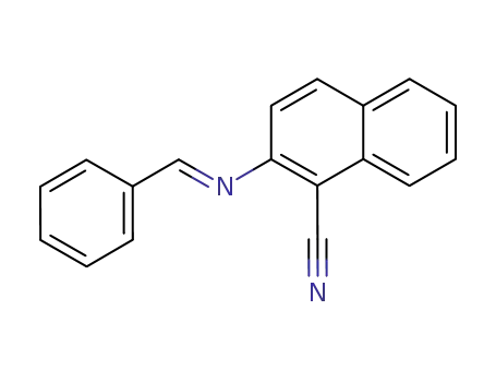 1-Naphthalenecarbonitrile, 2-[(phenylmethylene)amino]-