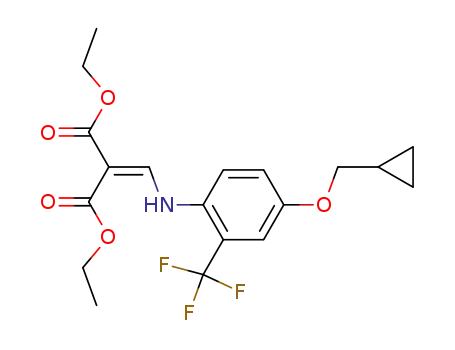 Diaethyl-4-cyclopropylmethoxy-2-trifluormethylanilino-methylenmalonat