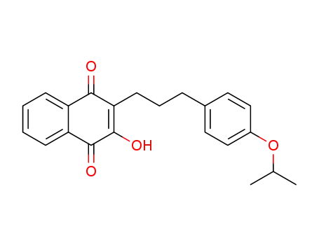 3-[3-(p-Isopropyloxyphenyl)-propyl]-2-hydroxy-1,4-naphthochinon