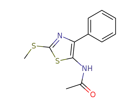 <i>N</i>-(2-methylsulfanyl-4-phenyl-thiazol-5-yl)-acetamide