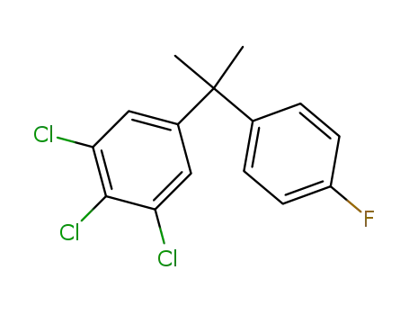 1,2,3-Trichloro-5-[1-(4-fluoro-phenyl)-1-methyl-ethyl]-benzene