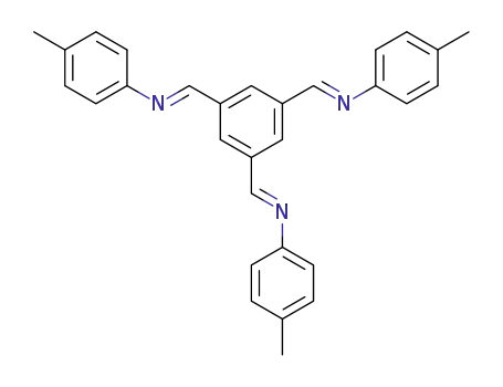 benzene-1,3,5-tricarbaldehyde tris-<i>p</i>-tolylimine