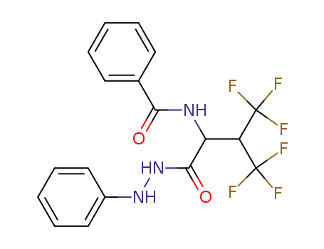 Molecular Structure of 861-30-3 (d.l-3.3.3-Trifluor-2-trifluormethyl-1-phenylhydrazinocarbonyl-1-benzamino-propan)