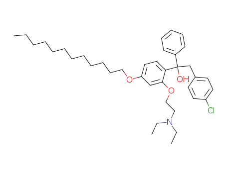 2-(4-Chlor-phenyl)-1-[2-(2-diethylamino-ethoxy)-4-dodecyloxy-phenyl]-1-phenyl-ethanol