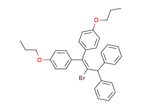 2-Brom-1,1-di-<4-propoxyphenyl>-3,3-diphenylpropen-(1)