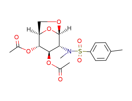 <i>O</i><sup>3</sup>,<i>O</i><sup>4</sup>-diacetyl-2-[methyl-(toluene-4-sulfonyl)-amino]-1,6-anhydro-2-deoxy-β-D-glucopyranose