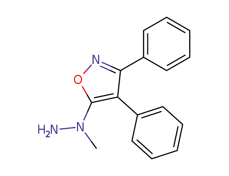 Isoxazole, 5-(1-methylhydrazino)-3,4-diphenyl-