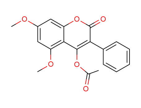 4-acetoxy-5,7-dimethoxy-3-phenyl-coumarin