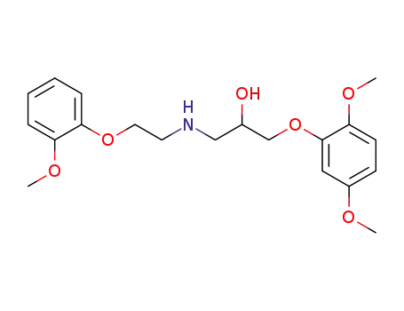 N-<2-(2-Methoxy-phenoxy)-ethyl>-2-hydroxy-3-<2,5-dimethoxy-phenoxy>-propylamin