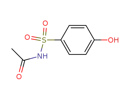 Molecular Structure of 25210-29-1 (Acetamide, N-[(4-hydroxyphenyl)sulfonyl]-)