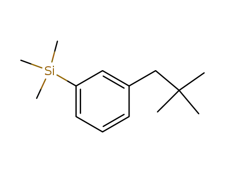 Molecular Structure of 2415-89-6 (<m-Neopentyl-phenyl>-trimethyl-silan)