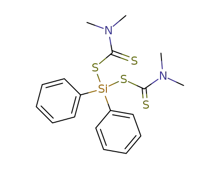 Bis(N,N-dimethyldithiocarbamato)diphenylsilan