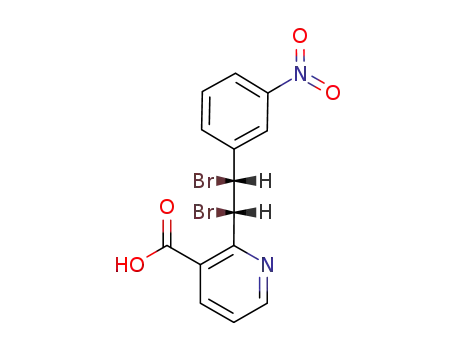 2-((1<i>RS</i>,2<i>SR</i>)-α,β-dibromo-3-nitro-phenethyl)-nicotinic acid