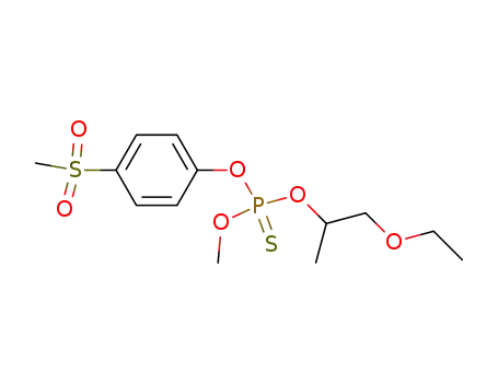 Thiophosphoric acid O-(2-ethoxy-1-methyl-ethyl) ester O'-(4-methanesulfonyl-phenyl) ester O''-methyl ester