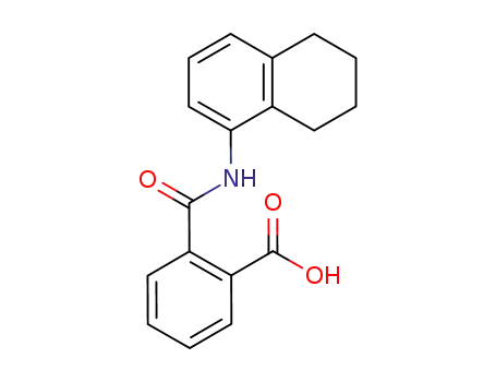 Molecular Structure of 19356-99-1 (<i>N</i>-(5,6,7,8-tetrahydro-[1]naphthyl)-phthalamic acid)
