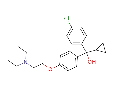 (4-Chlor-phenyl)-cyclopropyl-[4-(2-diethylamino-ethoxy)-phenyl]-methanol