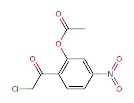 1-(2-acetoxy-4-nitro-phenyl)-2-chloro-ethanone
