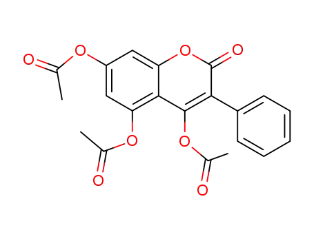4,5,7-triacetoxy-3-phenyl-coumarin