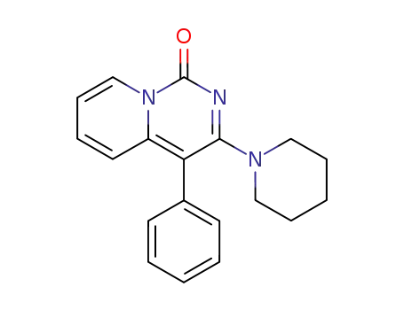 4-phenyl-3-piperidino-pyrido[1,2-<i>c</i>]pyrimidin-1-one
