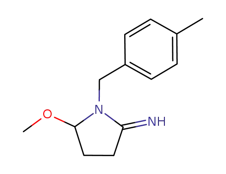 2-imino-1-(4-methylbenzyl)-5-methoxypyrrolidine