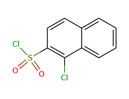 Molecular Structure of 71862-81-2 (2-Naphthalenesulfonyl chloride, 1-chloro-)