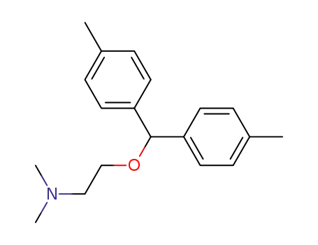 Molecular Structure of 21945-90-4 (Ethanamine, 2-[bis(4-methylphenyl)methoxy]-N,N-dimethyl-)
