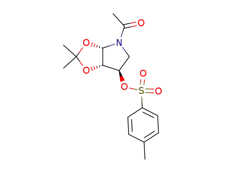 (3a<i>S</i>)-4-acetyl-2,2-dimethyl-6<i>c</i>-(toluene-4-sulfonyloxy)-(3a<i>r</i>,6a<i>c</i>)-tetrahydro-[1,3]dioxolo[4,5-<i>b</i>]pyrrole