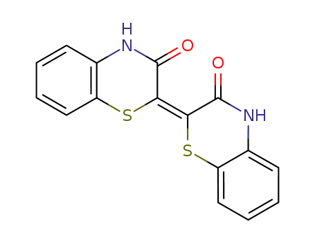 2H-1,4-Benzothiazin-3(4H)-one,
2-(3,4-dihydro-3-oxo-2H-1,4-benzothiazin-2-ylidene)-, (2Z)-