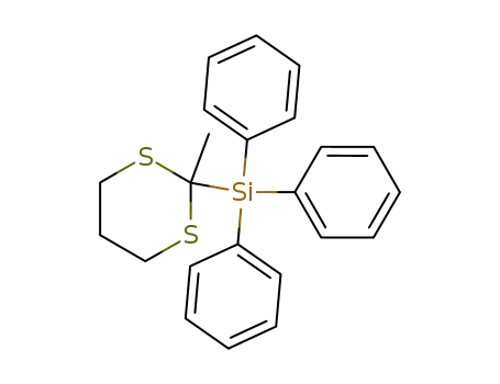 Silane, (2-methyl-1,3-dithian-2-yl)triphenyl-