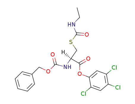 (R)-2-Benzyloxycarbonylamino-3-ethylcarbamoylsulfanyl-propionic acid 2,4,5-trichloro-phenyl ester