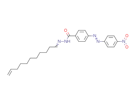 Molecular Structure of 97432-52-5 (Undecen-(10)-aldehyd-<4-(4-nitro-benzolazo)-benzoylhydrazon>)