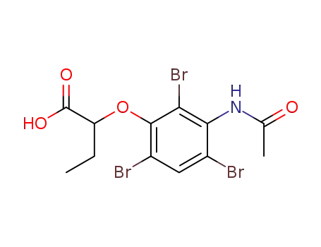 2-(2,4,6-Tribrom-3-acetamino-phenoxy)-buttersaeure