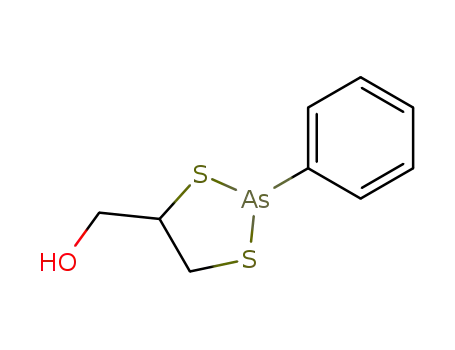 Molecular Structure of 26008-87-7 (1,3,2-Dithiarsolane-4-methanol,2-phenyl-)