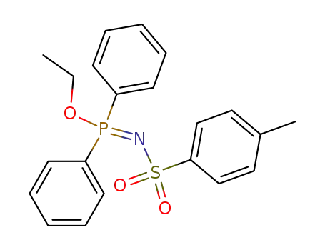 Molecular Structure of 17986-04-8 (p-Tolylsulfonsaeure-<ethoxy-diphenyl-phosphoranyliden>-amid)