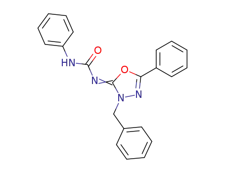 (3-benzyl-5-phenyl-3<i>H</i>-[1,3,4]oxadiazol-2-ylidene)-phenyl-urea