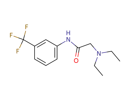 Molecular Structure of 5107-81-3 (Acetamide, 2-(diethylamino)-N-[3-(trifluoromethyl)phenyl]-)