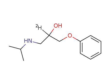2-Deuterio-1-isopropylamino-3-phenoxy-2-propanol
