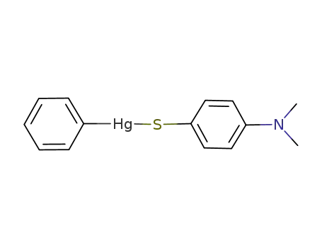 PhHgSC<sub>6</sub>H<sub>4</sub>-4-NMe<sub>2</sub>