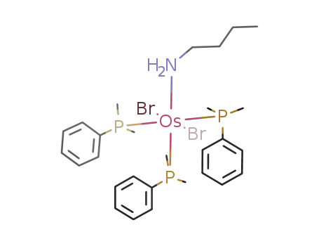 Os(PMe<sub>2</sub>Ph)3Br<sub>2</sub>(NH<sub>2</sub>n-Bu)