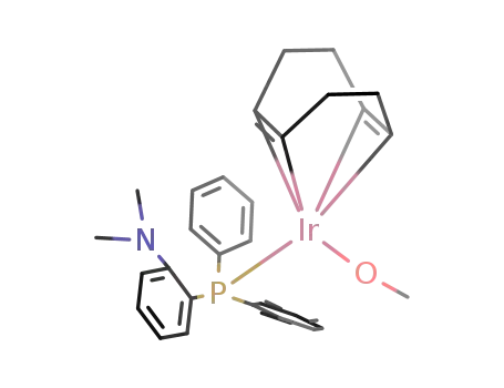 Molecular Structure of 132517-80-7 ({(cod)(methoxy)PPh<sub>2</sub>(o-C<sub>6</sub>H<sub>4</sub>NMe<sub>2</sub>)iridium})