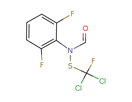 C<sub>6</sub>H<sub>3</sub>F<sub>2</sub>N(CHO)SCFCl<sub>2</sub>