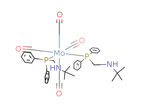 cis-{Mo(CO)4(Ph<sub>2</sub>PCH<sub>2</sub>NH(t-Bu))2}