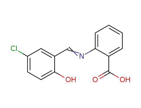 Benzoic acid, 2-[[(5-chloro-2-hydroxyphenyl)methylene]amino]-