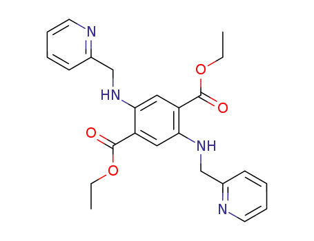 2,5-bis{pyridyl-<sup>(2)</sup>-methylamino}-terephthalic acid diethylester